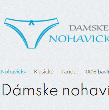 Dámske nohavičky a tanga