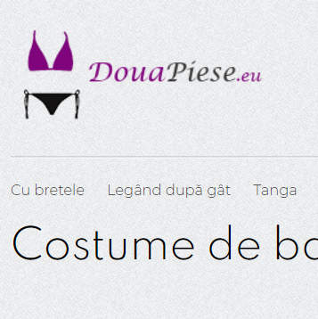 Costume de baie doua piese