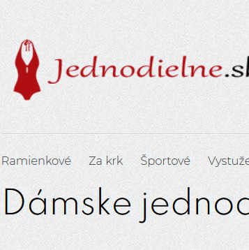 Dámske jednodielne plavky