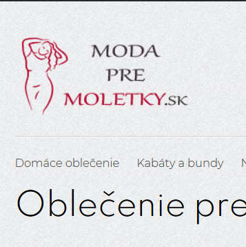 Oblečenie pre moletky