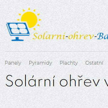 Solární ohřev vody v bazénu