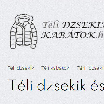 Téli dzsekik és kabátok