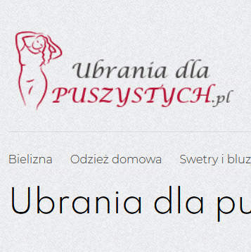 Ubrania dla puszystych