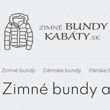 Zimné bundy a kabáty